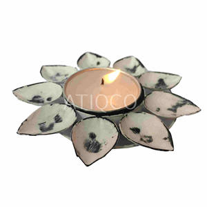 Candelero moderno de metal con luz de té, atractivo diseño de hierro dorado, superventas para fiestas, el último candelabro votivo estándar - Product Image 3