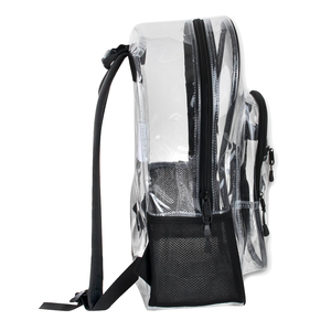 <span class=keywords><strong>Sac</strong></span> <span class=keywords><strong>à</strong></span> <span class=keywords><strong>dos</strong></span> en PVC transparent robuste avec fermeture <span class=keywords><strong>à</strong></span> glissière et sangle renforcée, idéal pour l'université, le travail, toutes saisons - Product Image 6