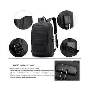 Custom 2025 Anti Theft Custom Usb Charging Men Back Pack Backpack Notebook Bags <b>Business</b> <b>Laptop</b> Backpack - Product Image 4