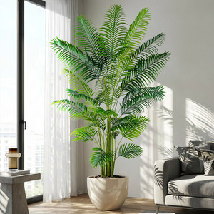 Palmier Areca Artificiel de 7 Pieds, Plante Artificielle en Pot, Grande Plante Artificielle pour l'Intérieur, Salon, Bureau, Décoration de la Maison - Product Image 4