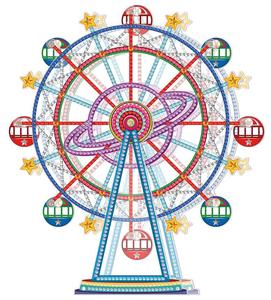 Ultimo Modello <span class=keywords><strong>di</strong></span> Ruota Panoramica a Forma <span class=keywords><strong>di</strong></span> Barca, Pittura Diamantata Creativa Fai-da-Te per Decorazione Casa - Product Image 2