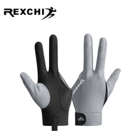 Gants de billard professionnels à 3 doigts accessoires de billard respirants antidérapants durables personnalisés pour les joueurs de sports de plein air