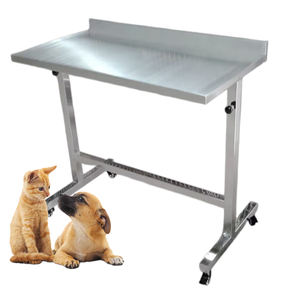 Mesa Elevadora de Acero Inoxidable IN-PL03, Carro Auxiliar Quirúrgico Veterinario con Ruedas para Clínica Veterinaria y Hospital de Animales - Product Image 5
