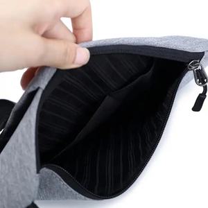 Sac de voyage professionnel pour homme, sac à bandoulière antivol avec sangle de sécurité, sacoche de poitrine pour appareils numériques - Product Image 5