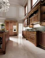 Kabinet Dapur Kustom Stainless Steel Premium American Shaker untuk Apartemen, ODM OEM, MOQ Kecil, Rantai Pasokan Terlihat (126)