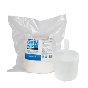 Lingettes de gymnastique jetables de nettoyage antibactérien de qualité supérieure pour les gymnases