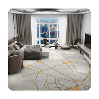 Tapis usine 80% laine 20% Nylon Axminster hôtel de luxe salle de banquet Casino bureau européen mur à mur tapis