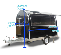Oriental Shimao Traiteur Kebab Café Vendeur Fournitures De Remorquage Support Chariot Mobile Petit Poulet Piste Alimentaire Boulangerie Caravane Remorque