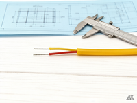 Kabel Termokopel Tipe K Fongming KX-VV dengan Isolasi/Jaket PVC, Konduktor Ni-Cr/Ni-Si 2*26-2*14AWG untuk Pemanasan Suhu Tinggi