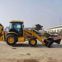 Chargeuse-pelleteuse CAT 420F d'occasion à prix avantageux, Caterpillar CAT 420F d'origine, chargeuse sur pneus 4x4 pour travaux de construction