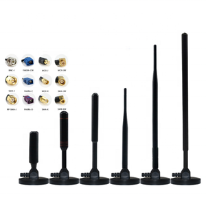 Antenne externe en caoutchouc 5dbi GSM 3G 4G LTE adaptée, antenne mince à vis avec support mural, connecteur SMA FME - Product Image 5