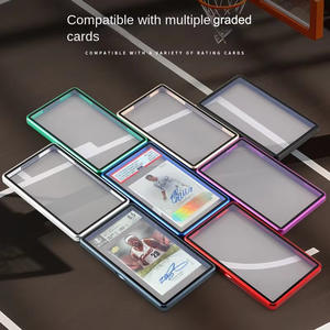 Étui de protection pour <span class=keywords><strong>carte</strong></span> de jeu de qualité supérieure, <span class=keywords><strong>transparent</strong></span> et disponible pour les cartes classées, en matériau métallique spécial - Product Image 1