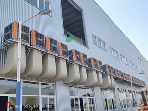 Rtfans 25000m3/h tiêu thụ thấp làm mát không khí Hệ thống thông gió với động cơ và bơm công nghệ bay hơi - Product Image 3