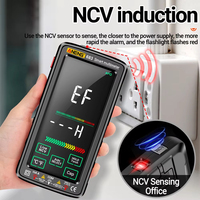 Electronic Multimeter Large Display Precision Voltage Resistance Current Detector Anti Damage Measuring Instrument