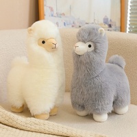 Produk Populer Mainan Boneka Plush Kawaii Alpaca Mainan Plush Lembut 25cm 35cm Mainan Plush untuk Anak-anak