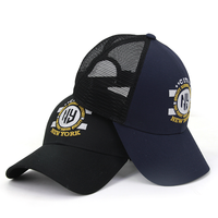 Gorra Trucker Personalizada de 5 Paneles con Bordado del Logotipo de Nueva York, Gorra Deportiva para Hombre, Venta al Por Mayor