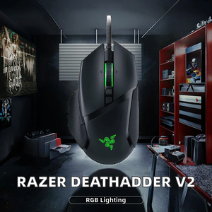 Original <span class=keywords><strong>Razer</strong></span> <span class=keywords><strong>Deathadder</strong></span> <span class=keywords><strong>V2</strong></span> Essential Gaming Mouse 20000 <span class=keywords><strong>DPI</strong></span> Focus + Sensor Óptico - Product Image 3