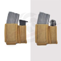 PI-009 Pochette tactique élastique intégrée 556+9mm pour chargeur SS JSTA et autres produits de chasse