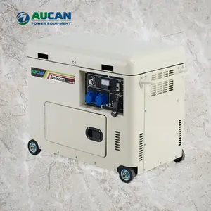 3.5kva 3kw Electric Starter Portable Gasoline Generator Silent Type dengan Roda