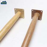 Pieds de table en bois dalle en forme de chevet moderne chêne personnalisé conique solide rond côté meuble TV salle à manger café meubles pieds de canapé en bois