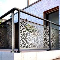 Système de balustrade moderne en acier inoxydable et aluminium pour balcon et escalier intérieur, résistant à l'eau et à la rouille, vente en gros usine