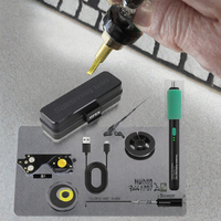 Fer à souder filaire USB-C 650 mAh à chauffe rapide, température variable, stylo de soudage portable pour réparation électronique DIY et usage domestique