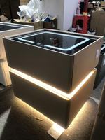 ModHomi Prix Usine Tables de Chevet Intelligentes Vente en Gros Pas Cher – Mesa De Noche Inteligentes Blanches avec 2 Tiroirs