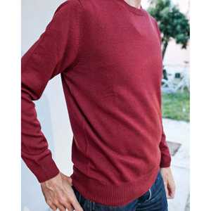 Pull en laine vintage pour homme, col rond, XXL, cachemire, long, surdimensionné, cardigan vintage, imprimé, logo, rayures, pour l'hiver et l'automne - Product Image 5