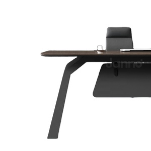 Lujo CEO <span class=keywords><strong>Manager</strong></span> Escritorio de oficina moderno para muebles de oficina Diseño en forma de L - Product Image 3