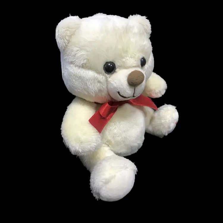 Harga Pabrik Disesuaikan Hewan Putih Kecil Kecil Kecil Mini Boneka Rajut Gantungan Kunci Boneka Beruang Teddy Mainan untuk Hari Valentine