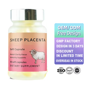 Ausreson lal 100% doğal koyun plasentası ekstresi takviyeleri cilt beyazlatma kremi kozmetik koyun plasenta Softgel - Product Image 3