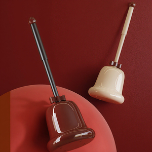 Set di Porta Scovolini WC in PP con Supporto a Incasso, Scovolino Verticale Portatile per Disinfezione - Product Image 3