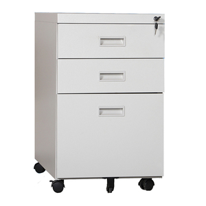 Bệ Lưu Trữ Locker 3 Ngăn Kéo <span class=keywords><strong>KD</strong></span> Kim Loại Di Động Di Chuyển Tủ Hồ Sơ Tủ - Product Image 3