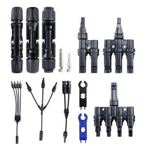 4mm2 6mm2 1000V/1500V 30A IP67 Conector de painel fio năng lượng mặt trời impmemeavel PV Conector de Cabo năng lượng mặt trời - Product Image 1