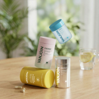 Bouteille en verre personnalisée à parois droites pour capsules de vitamines, compléments alimentaires, pots de stockage alimentaire, 100 ml, 120 ml, 150 ml, 180 ml, 200 ml, 250 ml