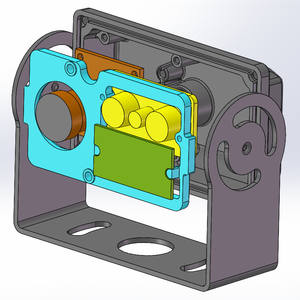 卓越的1080P AHD摄像机IP69K防水内置雷达电加热模块支持红外通用，适用于所有卡车 - Product Image 5