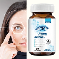 Suplemen OEM Grosir Kapsul Premium Vision untuk Meredakan Kelelahan Mata & Mendukung Penglihatan 60 Kapsul untuk Dewasa