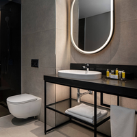 Ensemble complet de mobilier de chambre d'hôtel avec lavabo pour hôtel et appartement, comprenant une table à manger moderne et un ensemble de canapés