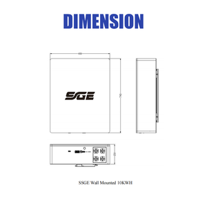 Wall Mounted Solar Lithium <b>Battery</b> Home Energy Storage System 10kWh CAN Portable for <b>Backup</b> Solution Smart Home - Product Image 4