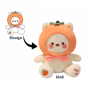 Personalizzabile morbido orsacchiotto di peluche zaino carino personalizzato peluche peluche pezza maglia Super morbida borsa - Product Image 1