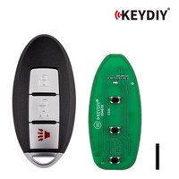 Clé télécommande intelligente universelle KEYDIY KD ZB03-3, 2+1 boutons, pour Nissan, type 5 pièces/lot