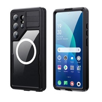 Vente flash - Étui robuste pour Samsung Galaxy S26 Ultra, protection d'objectif PC+TPU, étanche IP68, résistant aux chocs, étanchéité totale