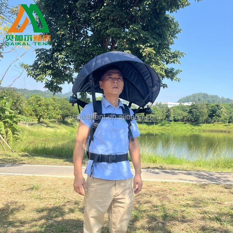 UV Protection Hands free Folding Umbrella