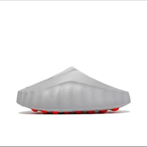 2026 New Premium Gray EVA Foam <b>Clogs</b> Red Studded Sole Perforated Slip-On Casual Mule Slides - Product Image 4