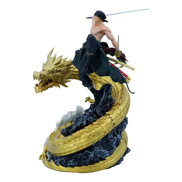 Roronoa Zoro série GK figurine One pieces Oni Island bataille décisive dragon doré effet volant décorations de collection