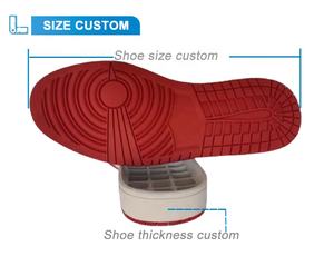 Zhiya พื้นรองเท้าส้นนักธุรกิจสำหรับผู้ชาย, พื้นรองเท้ารองเท้ากีฬาทำจาก TPR พื้นรองเท้าสำหรับวัยรุ่นรองเท้าดาร์บี้กันลื่นน้ำหนักเบาคุณภาพมาตรฐานยุโรป - Product Image 5