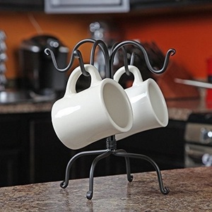 FOUR HOOK <b>MUG</b> TREE COMMERCIAL BUYERS MADE in INDIA DIRECT FACROY SALE - Product Image 1