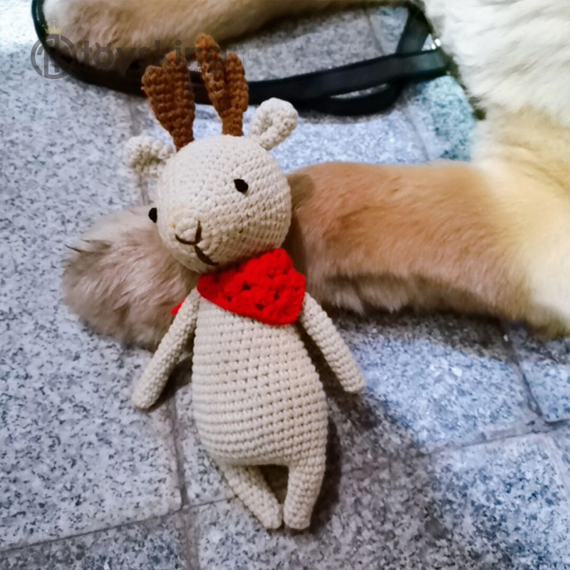 Просто встретите это Специальное рождественское игрушечное олень ручной работы для вашей собаки, подарки для домашних животных с любовью