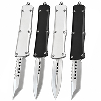 Couteau de poche moderne à lame D2, manche en aluminium CNC, couteau pliant tactique pour l'extérieur, léger, outil de survie et de camping EDC