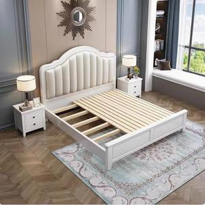 2026 Neue Modelle Neuestes Design Luxus Modernes Schlafzimmermöbel Holz Doppelbett King Size mit Stauraum - Product Image 6